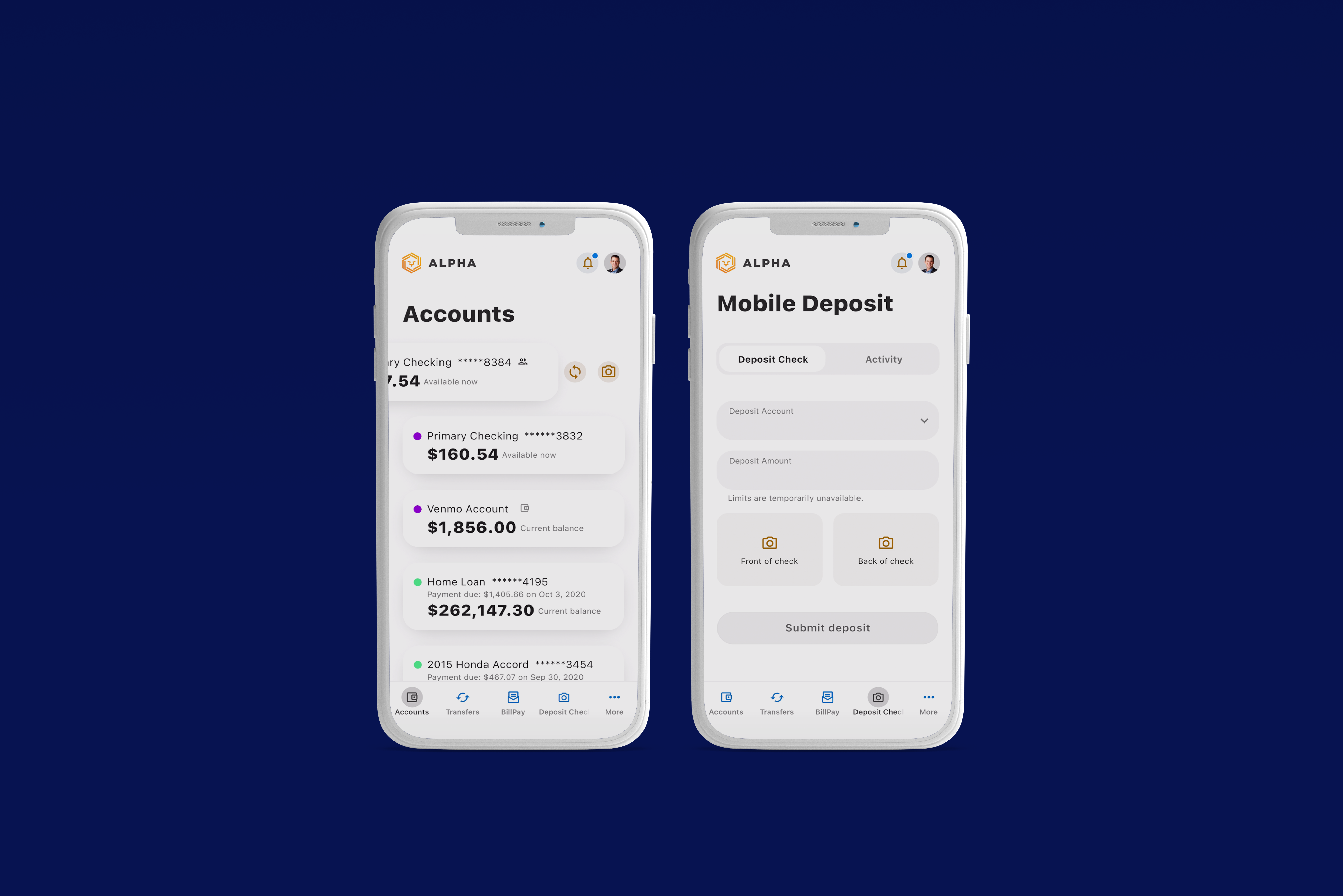 screenshot of Alkami Platform